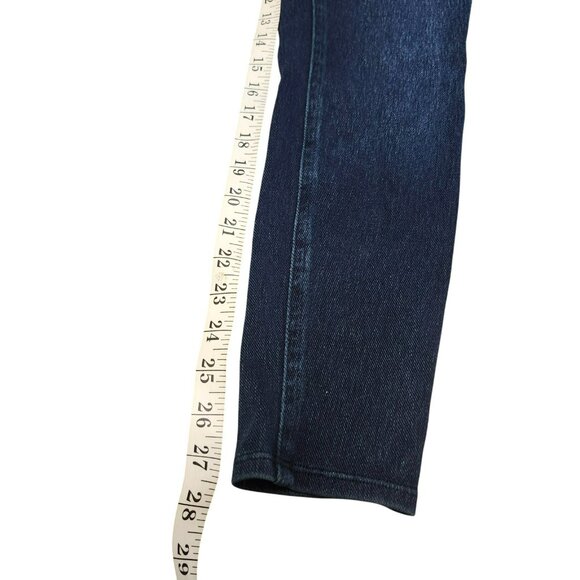 Spanx Womens Small Jean-ish Ankle Leggings Blue High Rise Dark Wash Denim - Picture 11 of 15